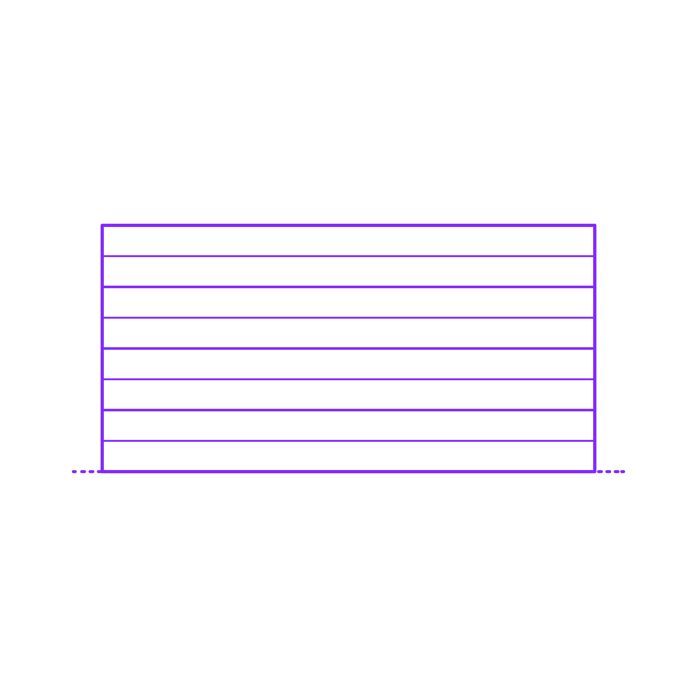Buildings Overhead Doors Sectional Wide Ribs Editable Svg Line Art Free Vectors
